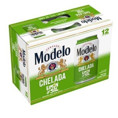 Modelo Chelada Limon y Sal 12pk 12oz Can