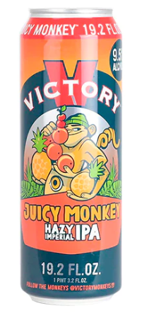 Victory Juicy Monkey Hazy IPA 19.2oz Can