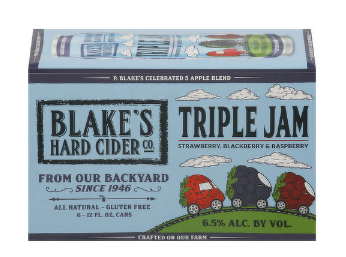 Blake&#39;s Triple Jam Berry Cider 6pk 12oz Cans