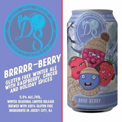 Departed Soles Brrr-Berry Winter Ale G.F.. 6pk 12oz Cans