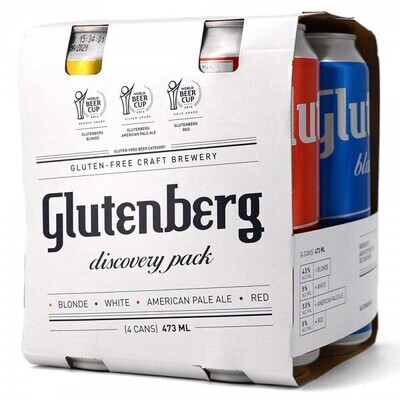 Glutenberg Variety G.F. 4pk 16oz Cans