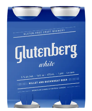 Glutenberg White G.F. 4pk 16oz Cans