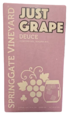 Spring Gate Just Grape Deuce 3 Liter Box