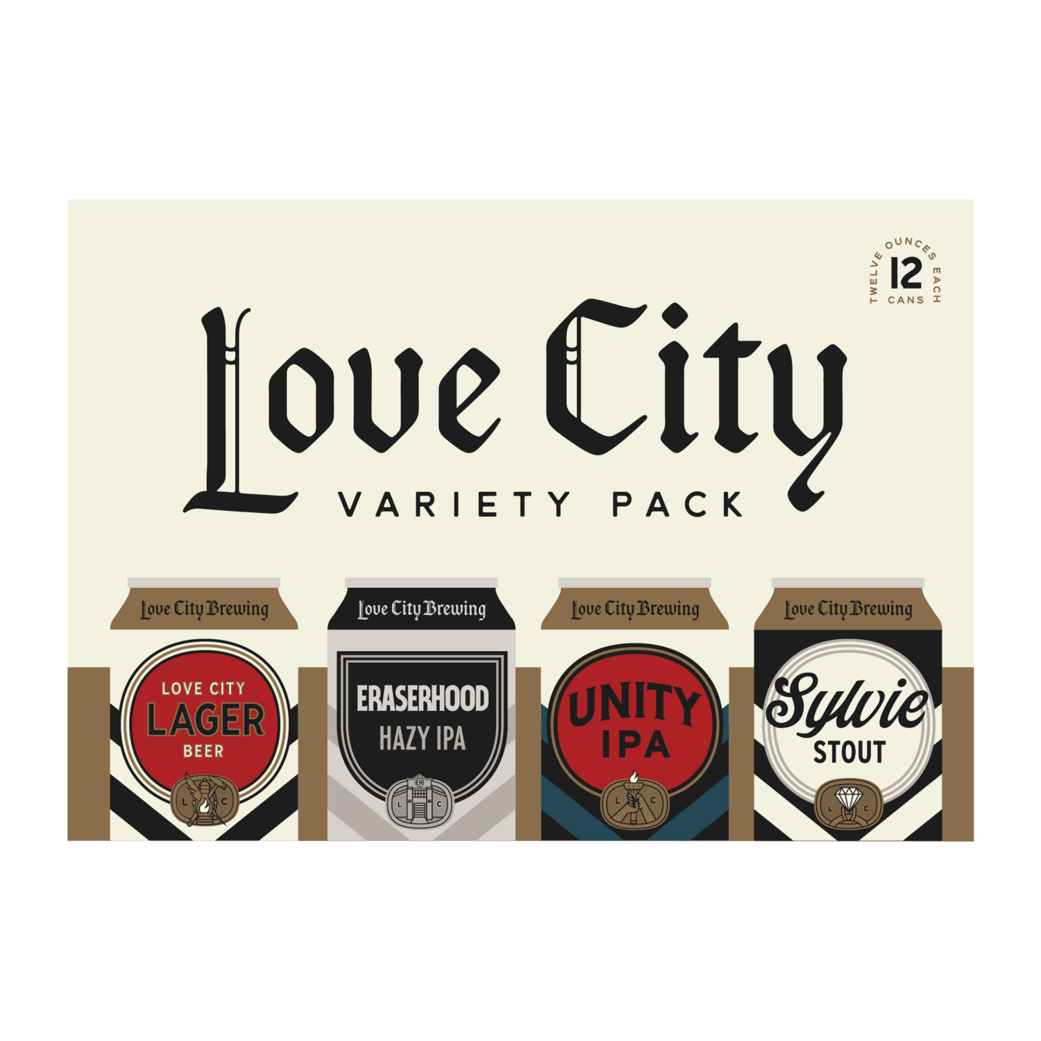 Love City Variety 12pk 12oz Cans