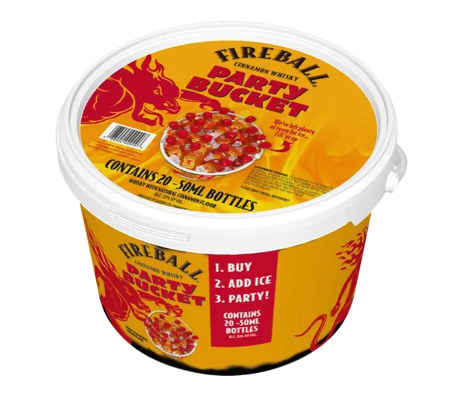 Fireball 20 Piece 50ml Party Bucket