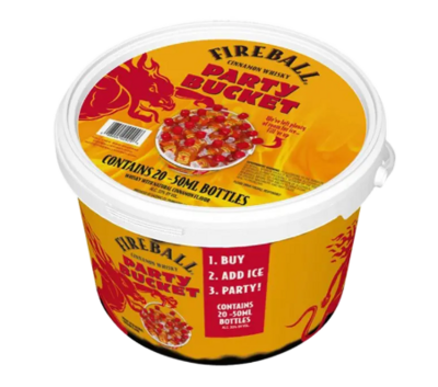 Fireball 20 Piece 50ml Party Bucket