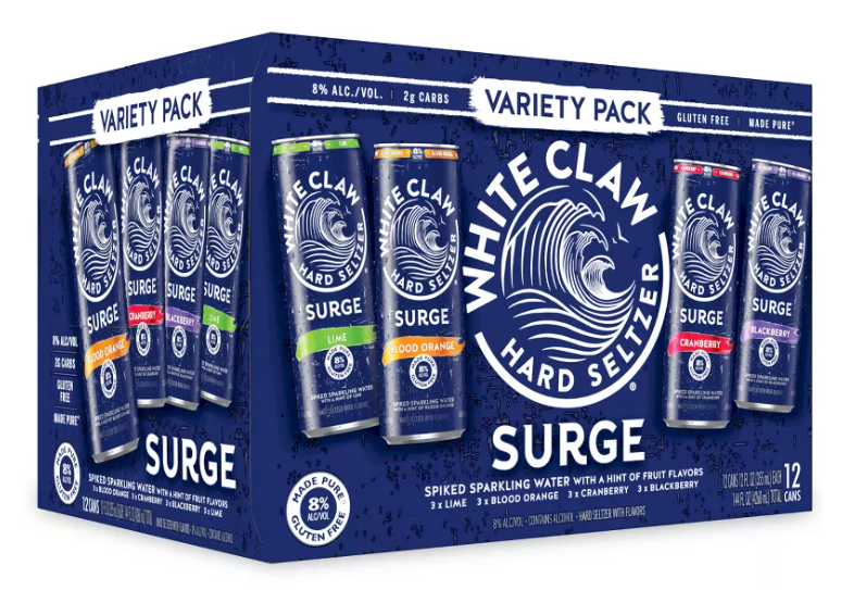 White Claw Surge Variety 12pk 12oz Cans