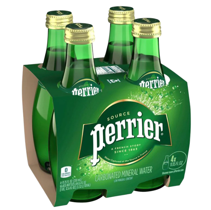 Perrier 4pk 12oz Bottles