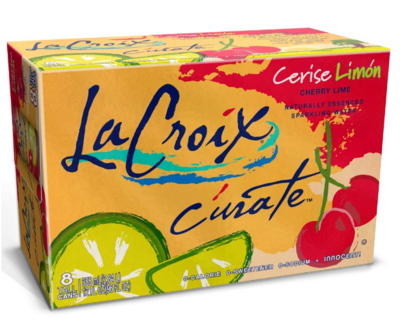 La Croix Curate Cherry Lime 8pk 12oz Cans