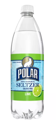 Polar Seltzer Lime 1 Liter Bottle