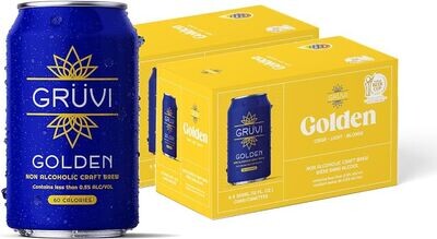 Gruvi Golden Lager 6pk 12oz Cans