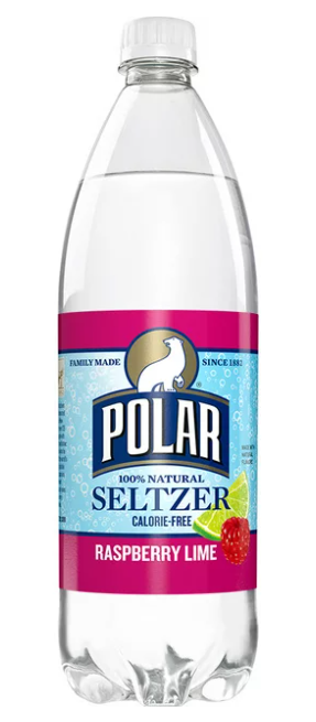 Polar Seltzer Raspberry Lime 1 Liter