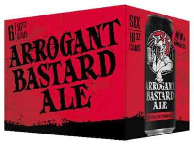 Stone Arrogant Bastard Ale 6pk 16oz Cans