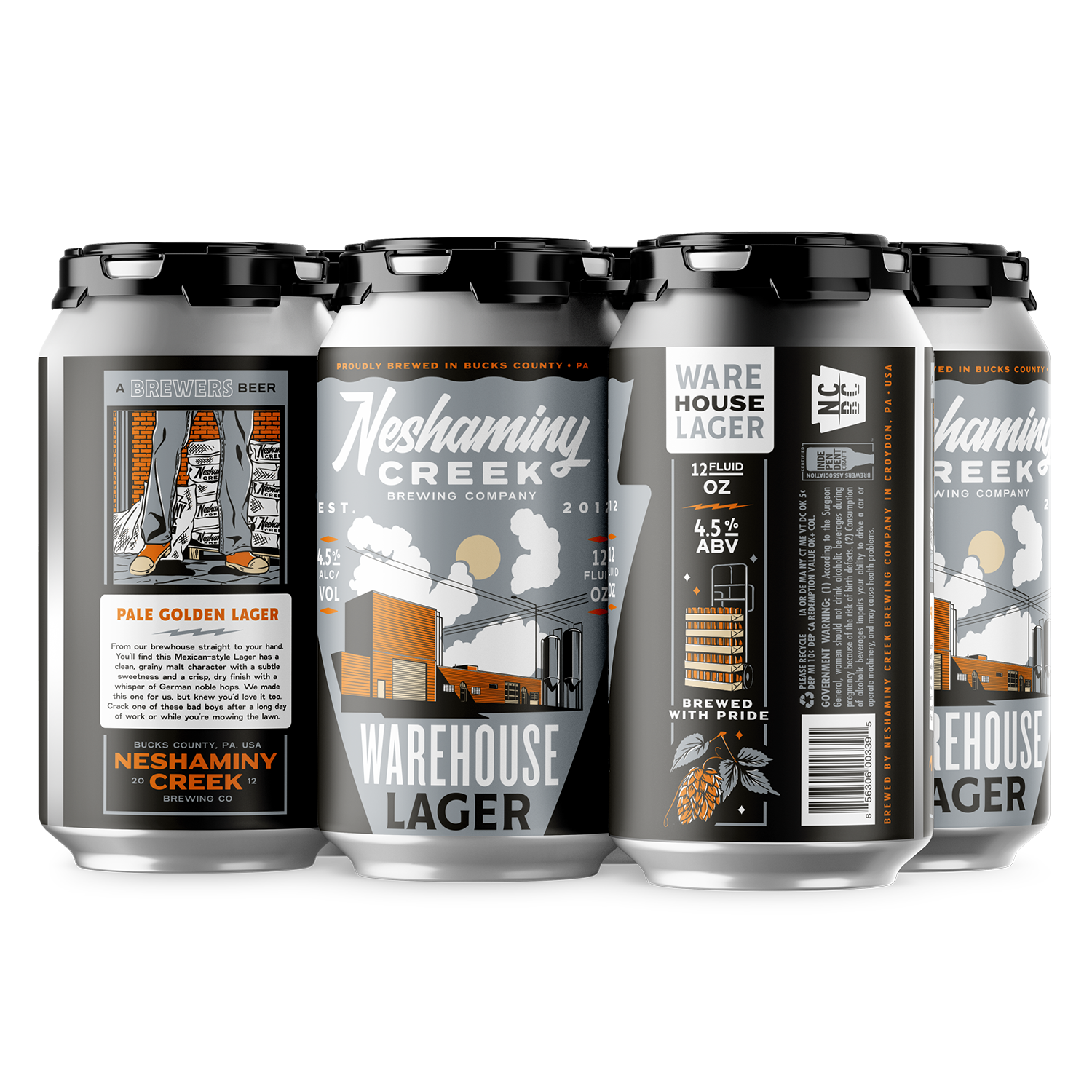 Neshaminy Creek Warehouse Lager 6pk 12oz Cans