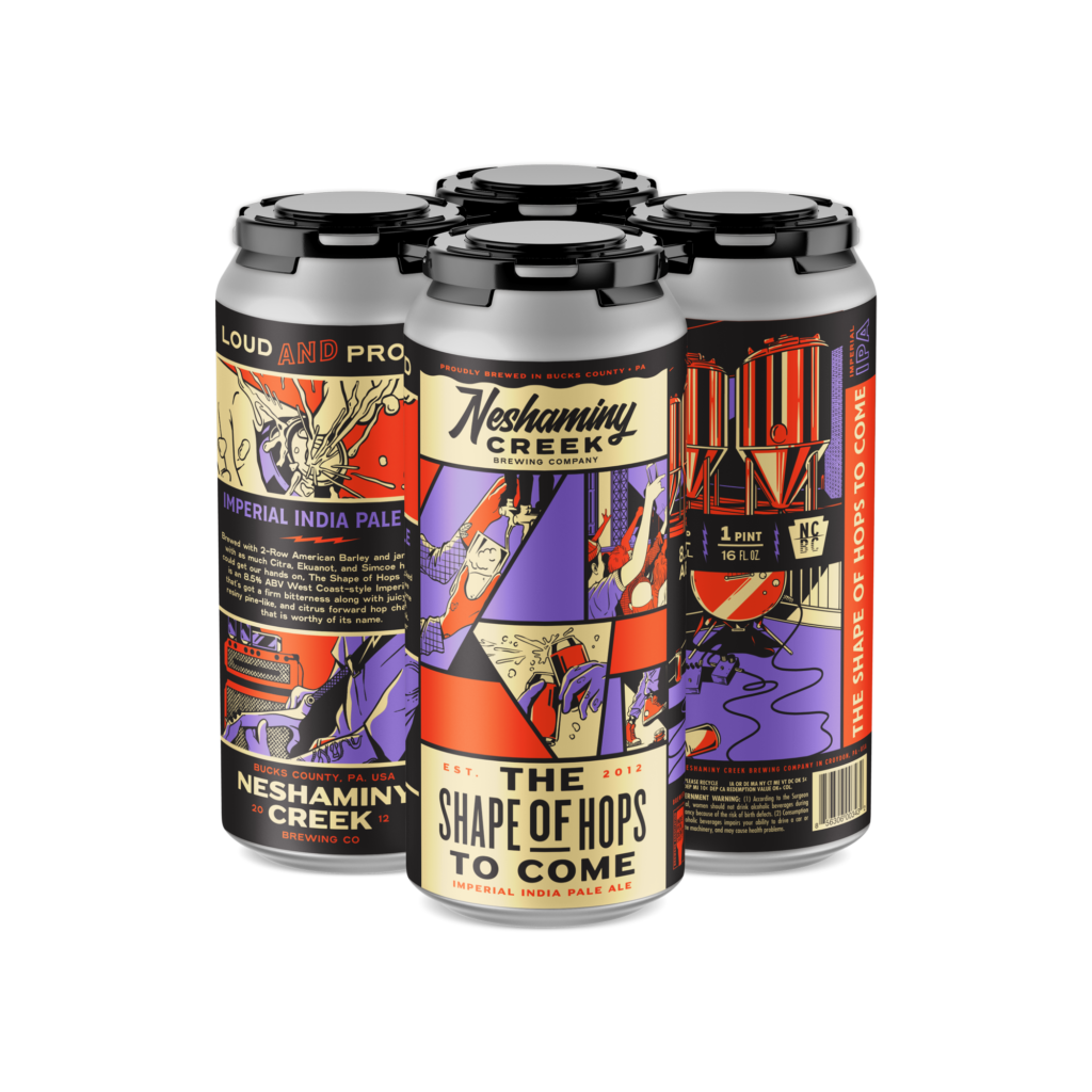 Neshaminy Creek Shape of Hops DIPA 4pk 16oz Cans