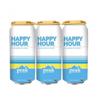 Peak Happy Hour Pilsner 6pk 16oz Cans