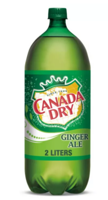 Canada Dry Ginger Ale 2 Liter Bottle