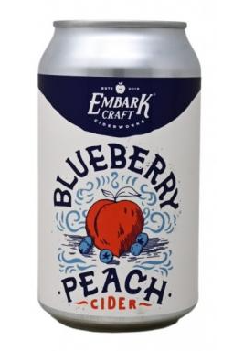 Embark Blueberry Peach Cider 4pk 12oz Cans