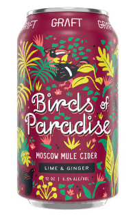 Graft Cider Birds of Paradise 4pk 12oz Cans
