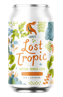 Graft Cider Lost Tropic 4pk 12oz Cans