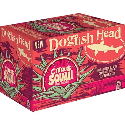 Dogfish Head Citrus Squall Golden Ale 6pk 12oz Cans