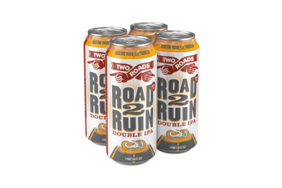 Two Roads Road 2 Ruin DIPA 4pk 16oz Cans