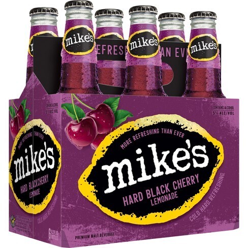 Mike&#39;s Hard Lemonade Black Cherry 6pk 12oz Bottles