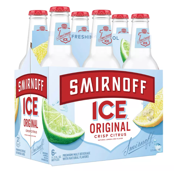 Smirnoff Ice 6pk 12oz Bottles