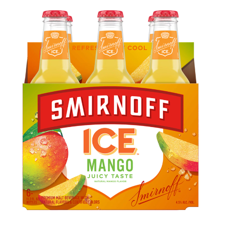 Smirnoff Ice Mango 6pk 12oz Bottles
