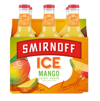 Smirnoff Ice Mango 6pk 12oz Bottles