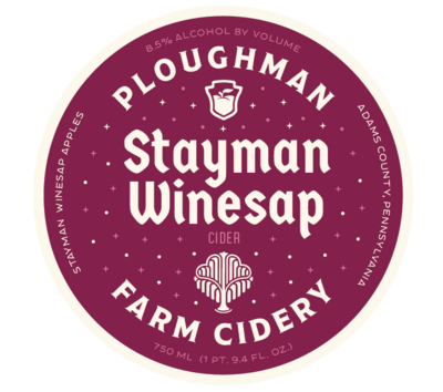 Ploughman Stayman Winesap Cider 4pk 12oz Cans