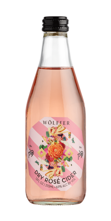 Wolffer Estate Dry Rose Cider 4pk 12oz Bottles