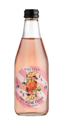 Wolffer Estate Dry Rose Cider 4pk 12oz Bottles