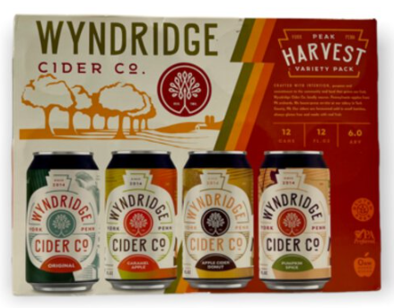 Wyndridge Cider Varierty 12pk 12oz Cans