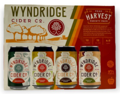 Wyndridge Cider Varierty 12pk 12oz Cans