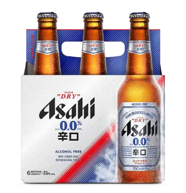 Asahi 0.0 6pk 12oz Bottles