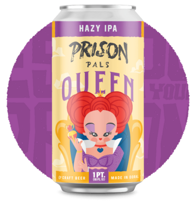 Prison Pals Queen Hazy IPA 4pk 16oz Cans