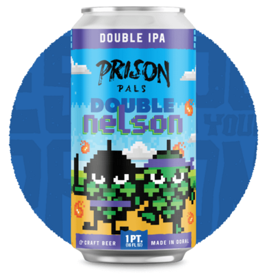 Prison Pals Double Nelson Hazy DIPA 4pk 16oz Cans