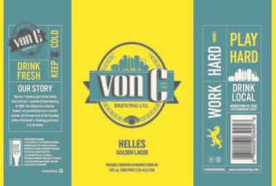Von C Helles Golden Lager 4pk 16oz Cans