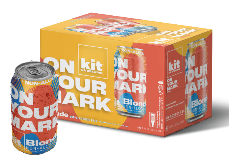 Kit On Your Mark Blonde N.A. 6pk 12oz Cans
