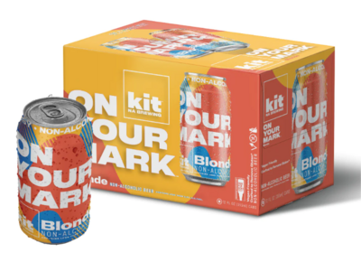 Kit On Your Mark Blonde N.A. 6pk 12oz Cans
