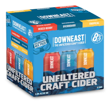 Downeast Cider Overboard Variety Pack 9pk 12oz Cans