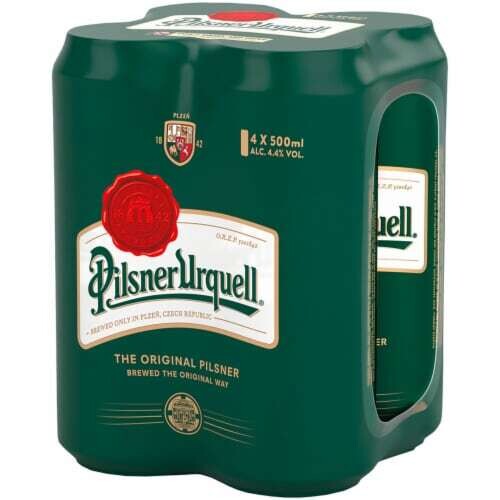 Pilsner Urquell 4pk 16oz Cans