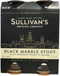 Sullivan&#39;s Nitro Black Marble Stout 4pk 14oz Cans