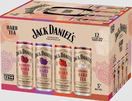 Jack Daniels Tea Variety 12pk 12oz Cans