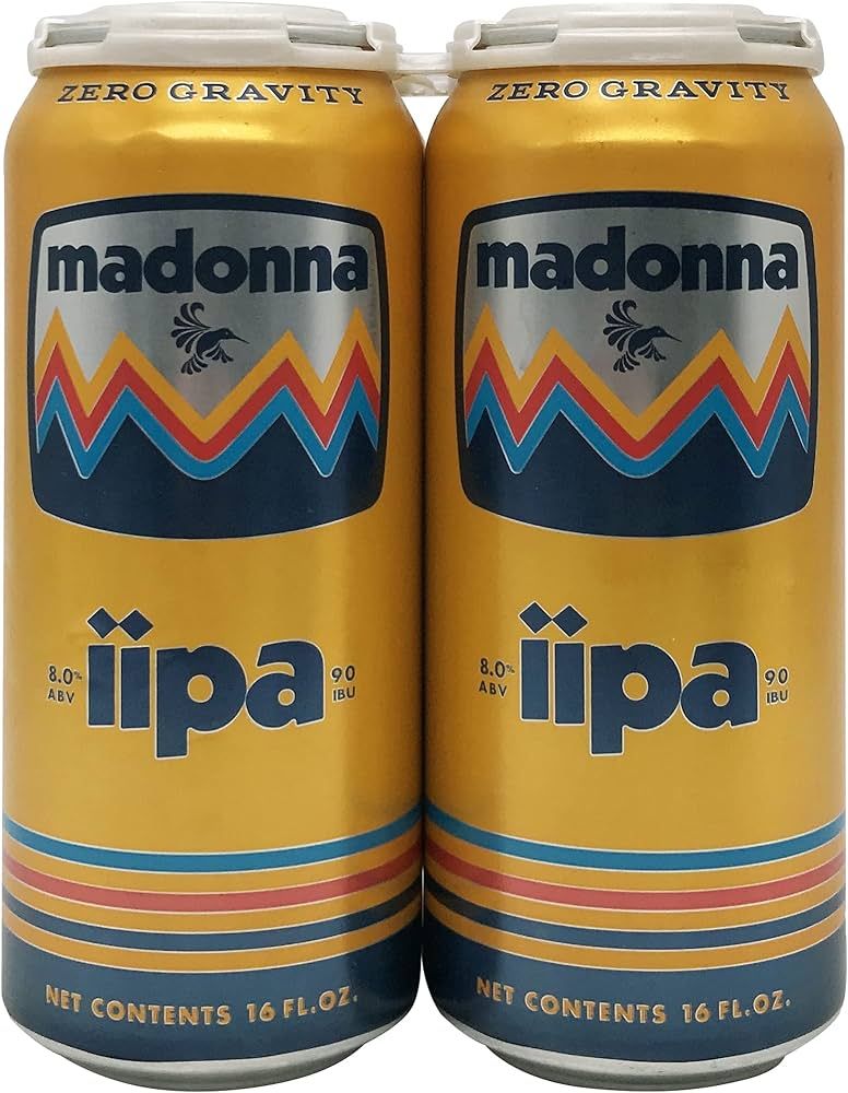 Zero Gravity Madonna DIPA 4pk 16oz Cans