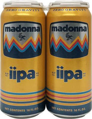 Zero Gravity Madonna DIPA 4pk 16oz Cans