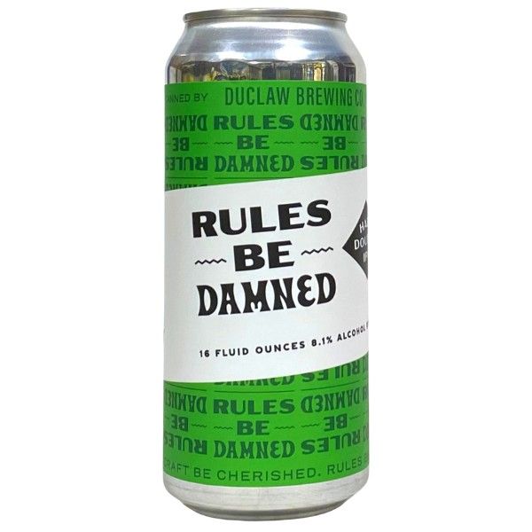 Duclaw Rules Be Damned Hazy DIPA 4pk 16oz Cans