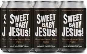 Duclaw Sweet Baby Jesus Chocolate Peanut Butter Porter 6pk 12oz Cans