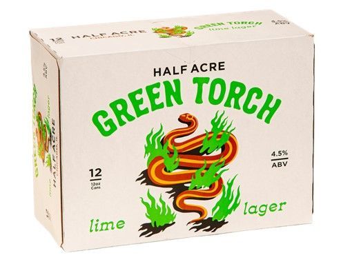 Half Acre Green Torch Lime Lager 12pk 12oz Cans